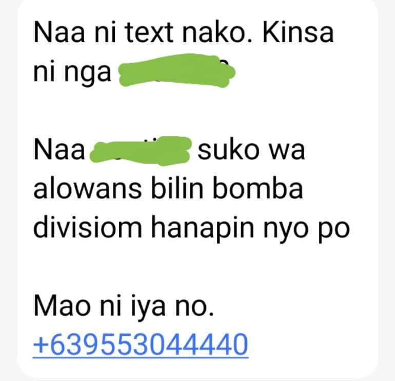 DepEd Office In Cebu City Alarmed Over Bomb Threat Text Message