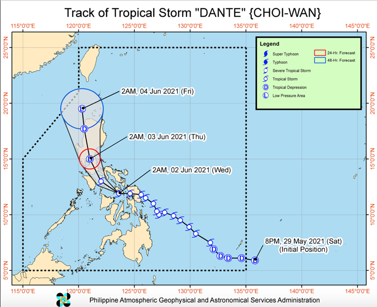 Tropical Storm Dante