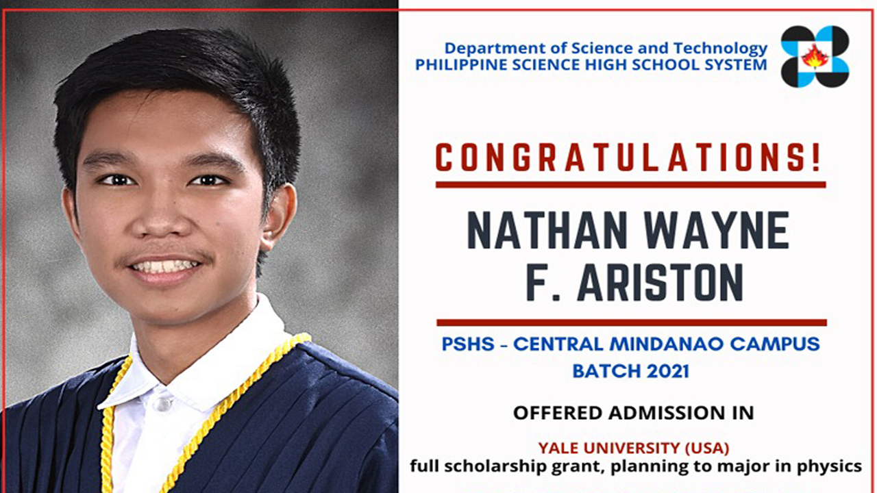 Son of Farmer in Mindanao Got Full Scholarship at Yale University