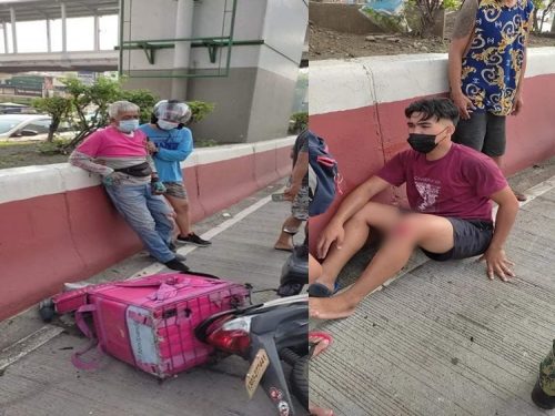 Elderly Food Panda Rider
