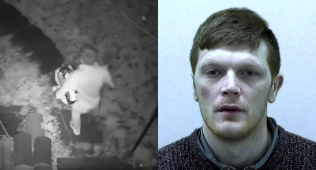 One Legged Burglar Easily Caught, Captured On CCTV Hopping Away