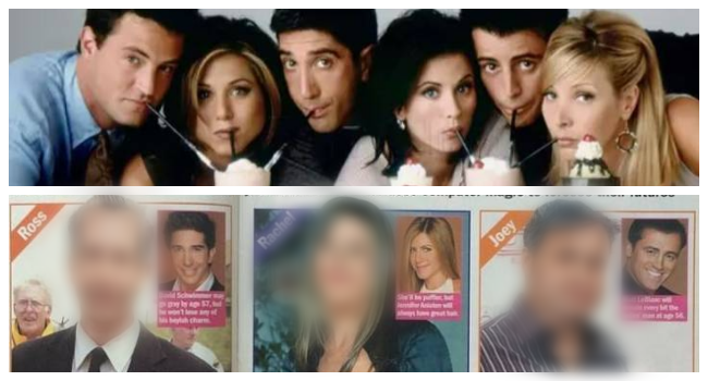 Magazine predicted in 2004 what 'Friends' cast would look like in 2024