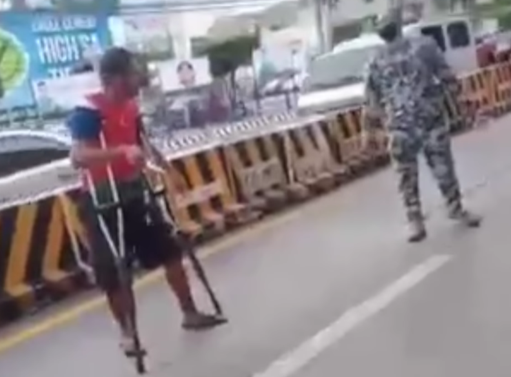 Limp Man in EDSA