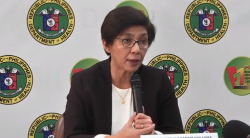 DOH Undersecretary Maria Rosrio Vergeire