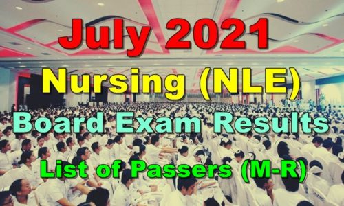 Nursing Board Exam Result