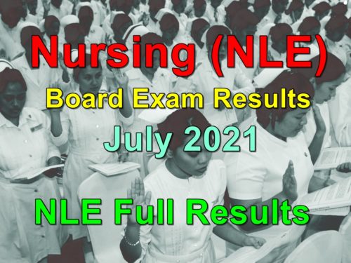 Nursing NLE Board Exam Results