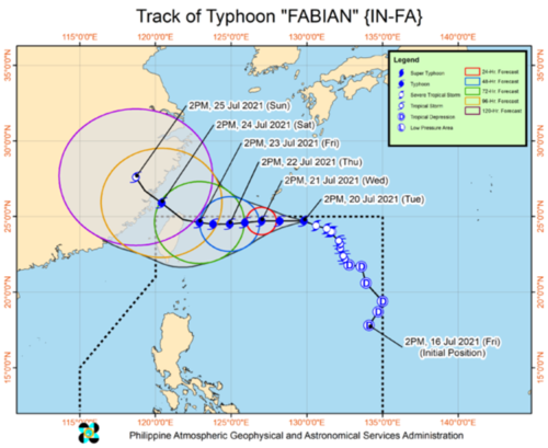 PAGASA Says Fabian Slightly Weakened, Habagat to Bring ...