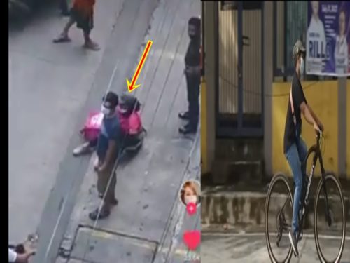 Lady Food Panda Biker