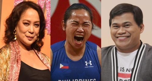 gloria diaz hidilyn diaz ogie diaz