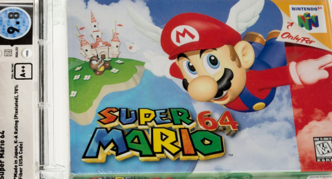 Super Mario 64 Sold For $1.56M In Auction, Breaks World Record
