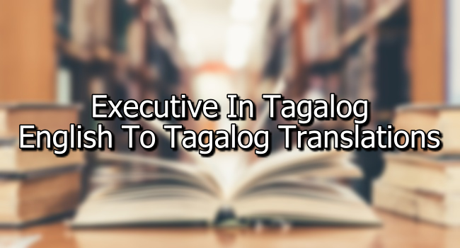 What Is Account Executive In Tagalog