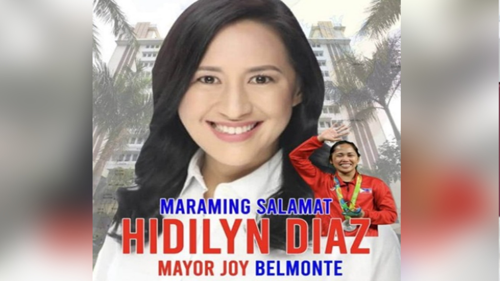 Joy Belmonte Poster for Hidilyn