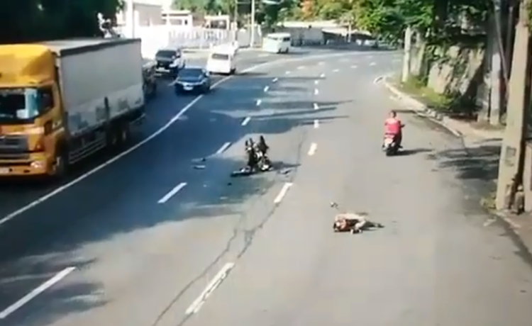 Tragic Accident Along Carmona Hi-way in Cavite Caught on Camera