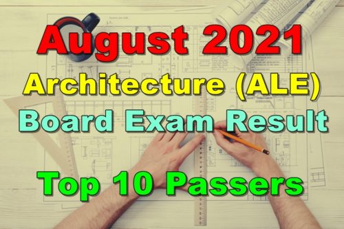 Architecture Board Exam Result