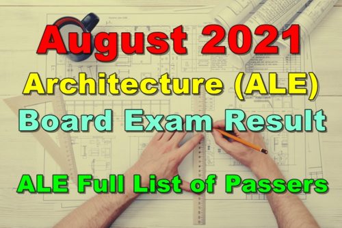 Architecture Board Exam Result
