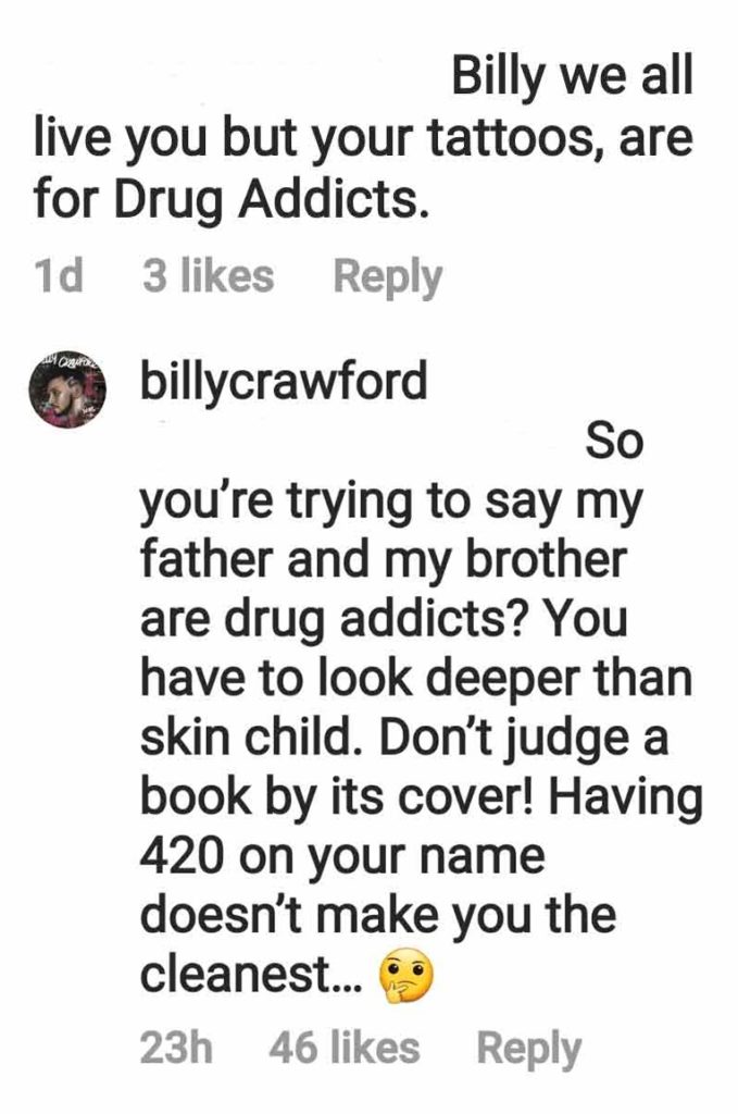 billy crawford reply