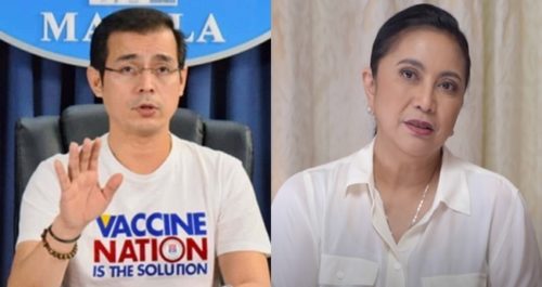 Mayor Isko Moreno, Vice President Leni Robredo