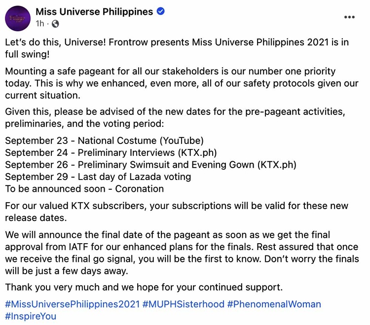 Miss Universe Philippines 2021