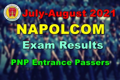 NAPOLCOM Exam Results