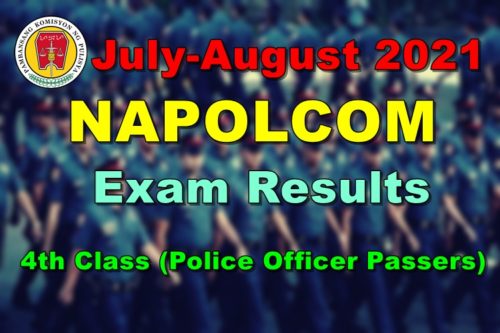 NAPOLCOM Exam Results