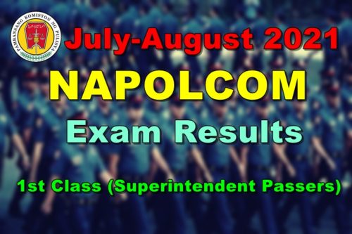 NAPOLCOM Exam Results