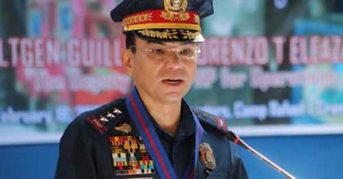 PNP Chief Guillermo Eleazar