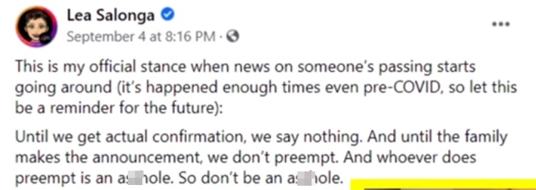 lea salonga post