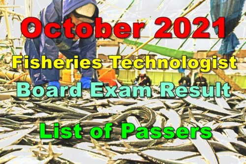 Fisheries Technologist Board Exam
