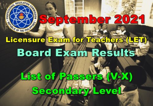 LET Board Exam Result