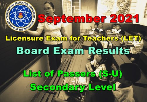 LET Board Exam Result