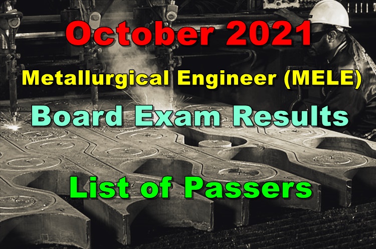 Metallurgical Engineer Board Exam