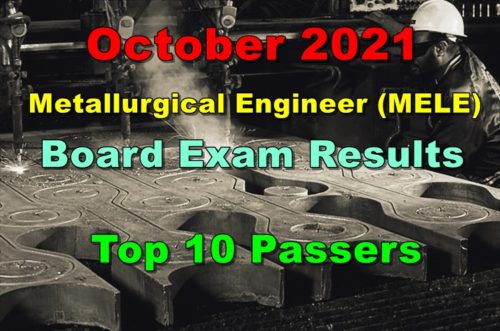 Metallurgical Engineer Board Exam