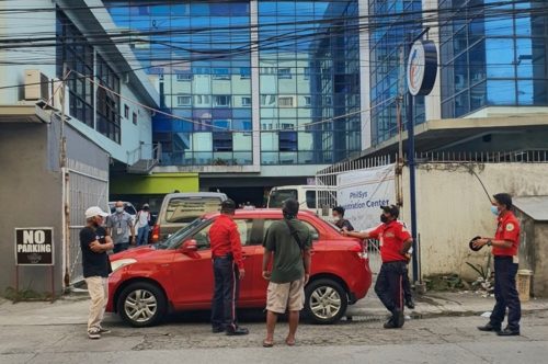 Illegally Parked Vehicle