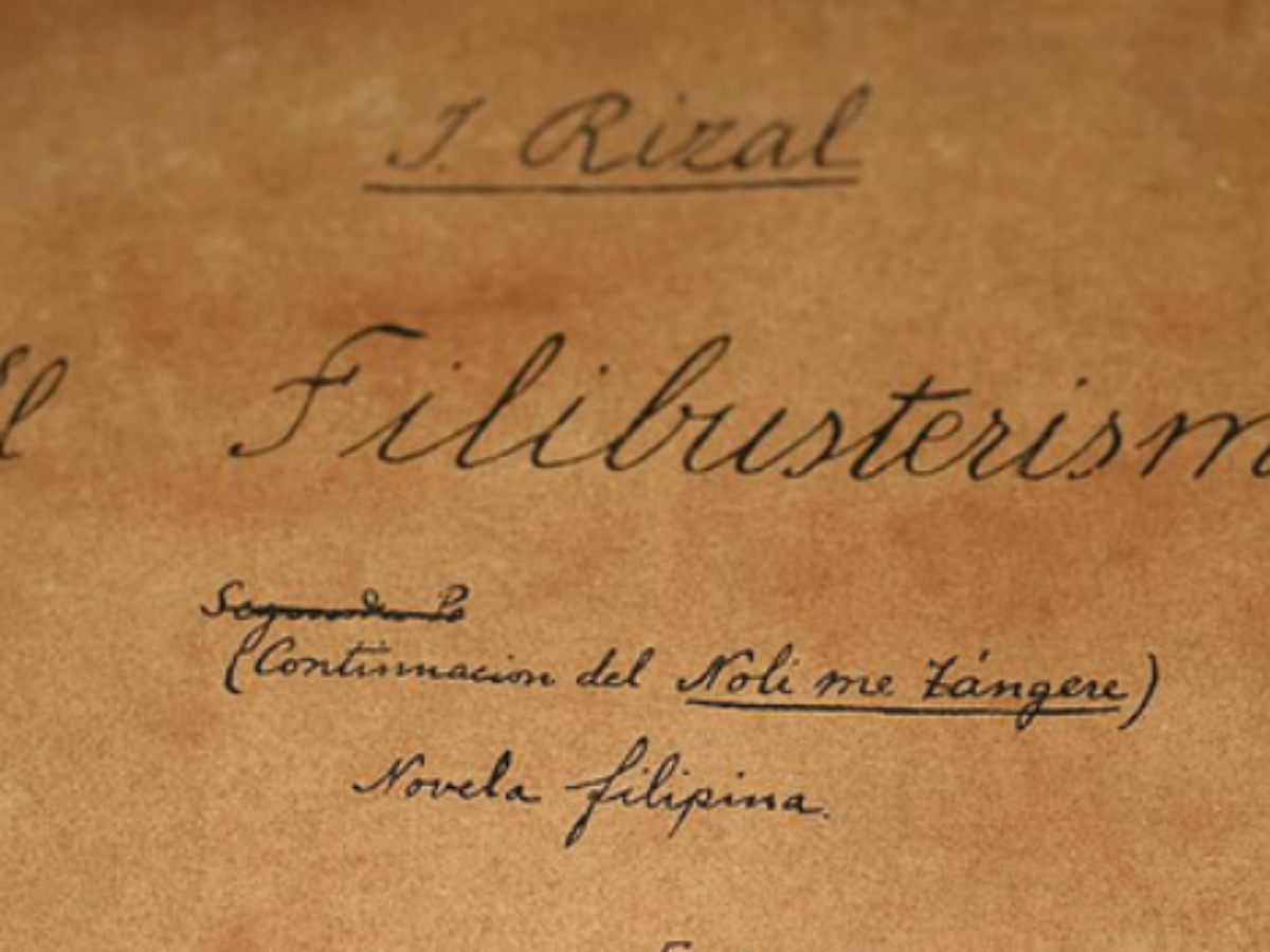 El Filibusterismo Meaning By Jose Rizal Bapmajor