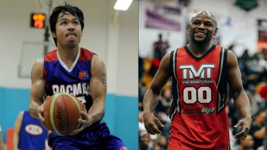 Pacquiao Mayweather Basketball