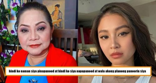 Nadine Lustre and Cristy Fermin