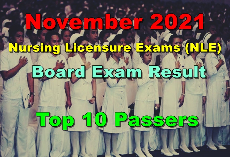 Nursing Board Exam Result November 2021 Top 10 Passers