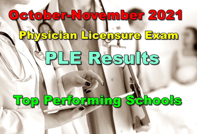 Physician Board Exam Results October-November 2021 – Top Performing Schools