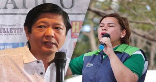 Sara Duterte, Bongbong Marcos