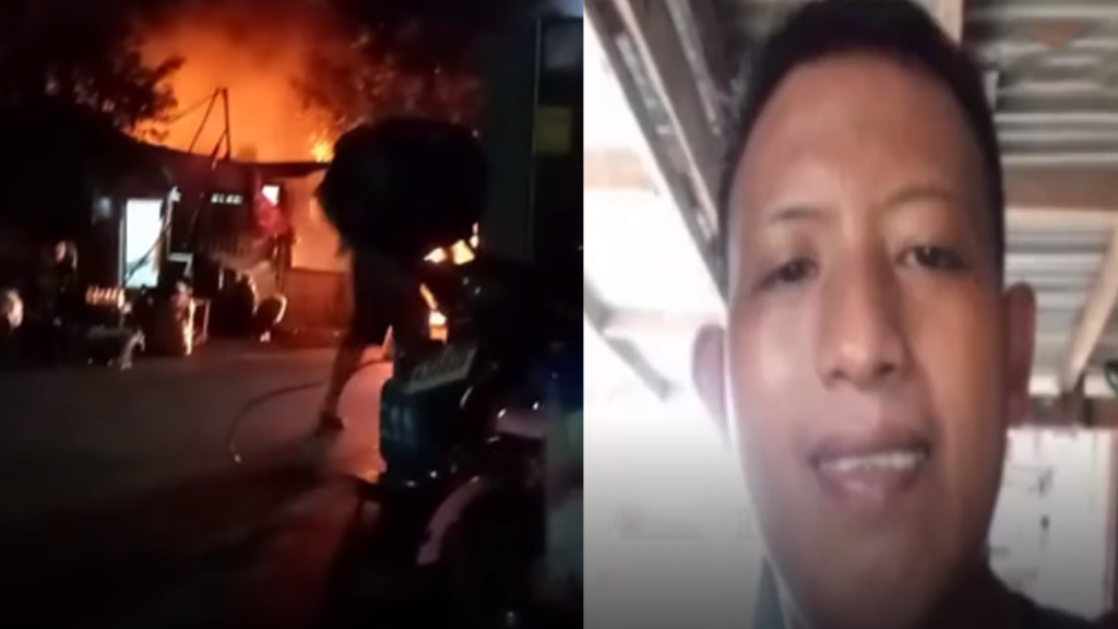 Drunk Son Fire Cagayan