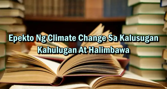 Epekto Ng Climate Change Sa Kalusugan – Kahulugan At Halimbawa