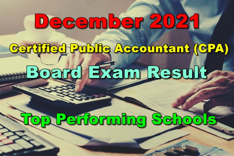 CPA Board Exam Result December 2021 Top Performing Schools