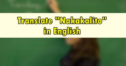 Nakakalito in English