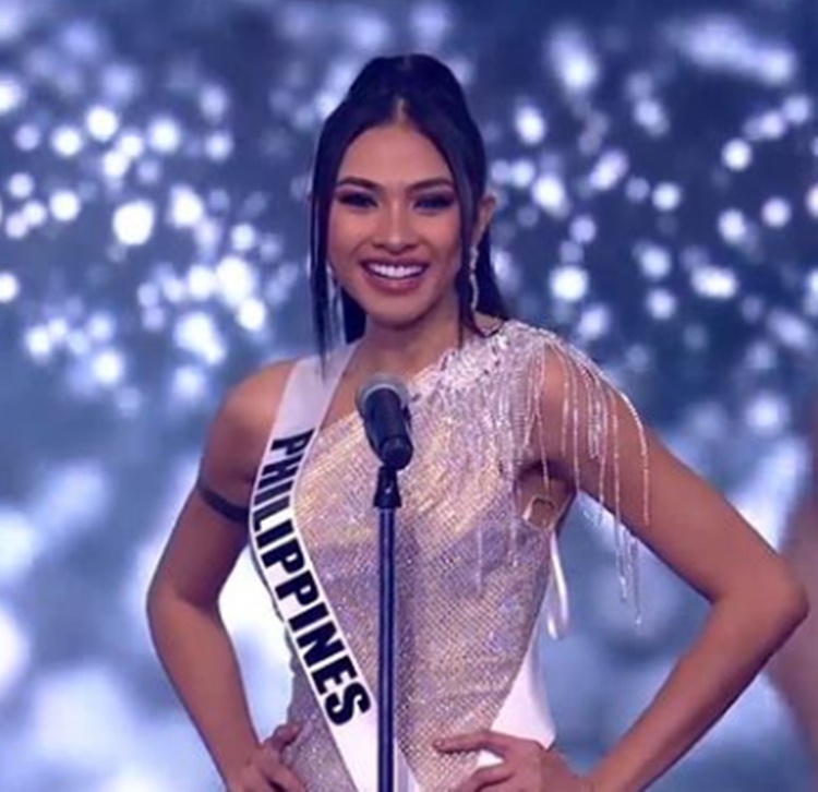 Beatrice Luigi Gomez Golden Gown in Miss Universe 2021 details revealed