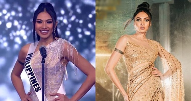 Beatrice Luigi Gomez Golden Gown in Miss Universe 2021 details revealed