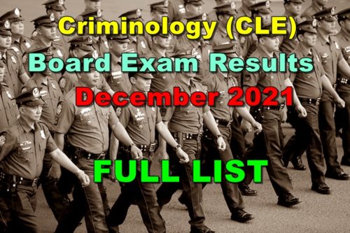 CLE RESULTS 2021