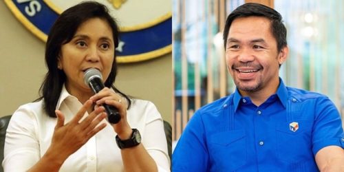 Leni Robredo, Manny Pacquiao 1