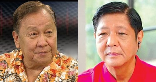 Lito Atienza, Bongbong Marcos