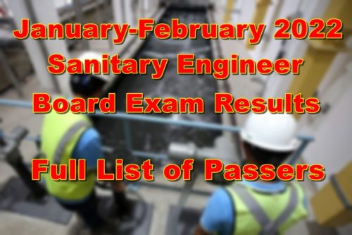 Sanitary Engineer Board Exam