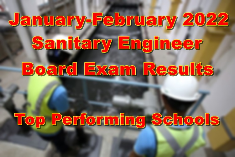 Sanitary Engineer Board Exam Result January-February 2022 (Top ...